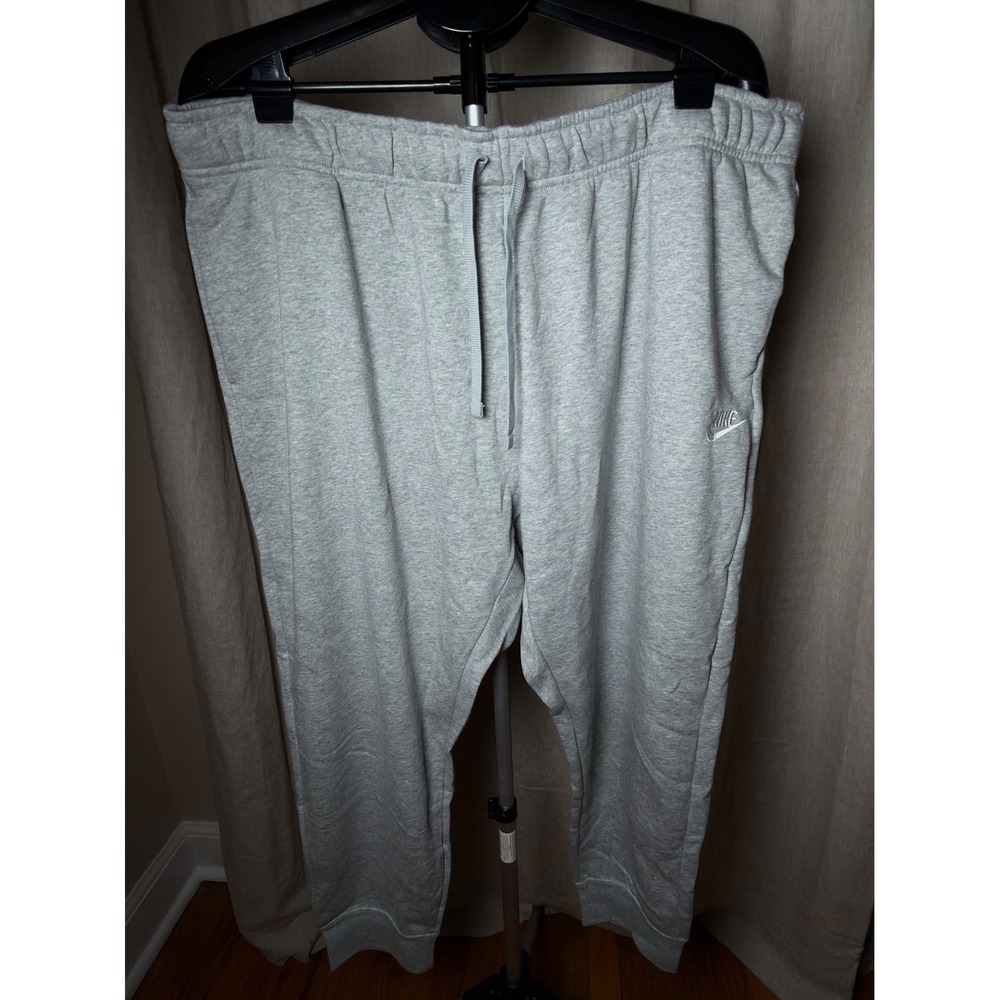 Nike Sportswear Club Fleece Joggers Womens 2X Gray Plus Size Sweatpants NWT